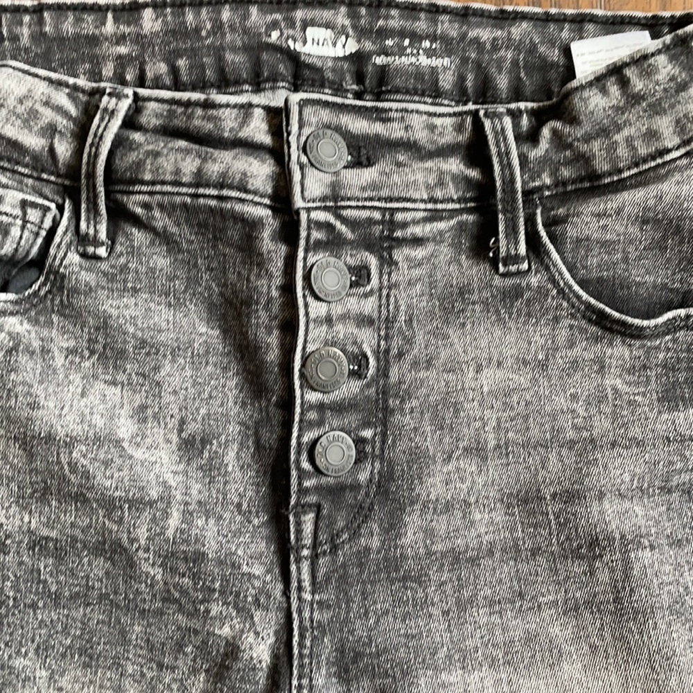 High Rise Button Fly Skinnies - Picture 4 of 5